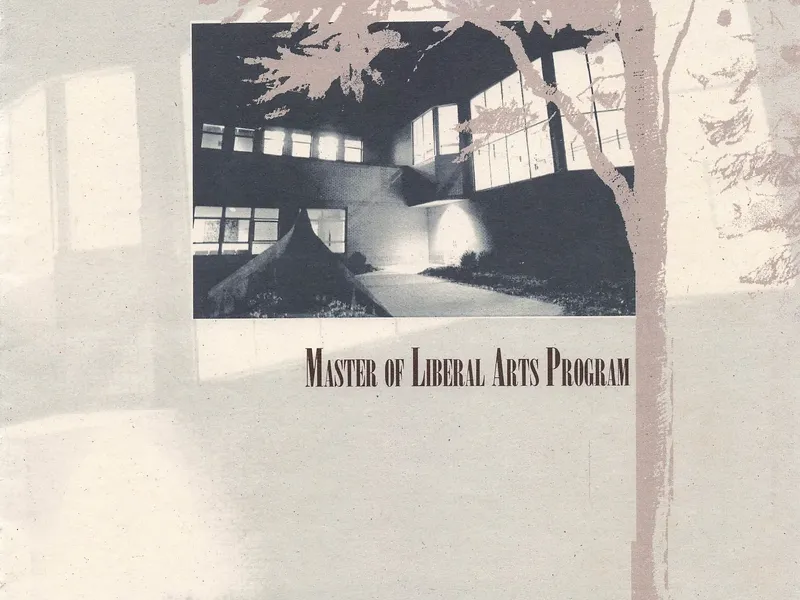 Master Of Liberal Arts Brochure